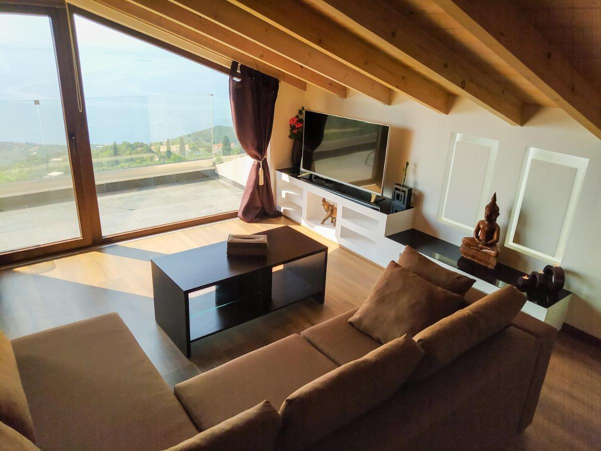 Blue Sky Loft By Corfuescapes Apartment Spartylas Ngoại thất bức ảnh