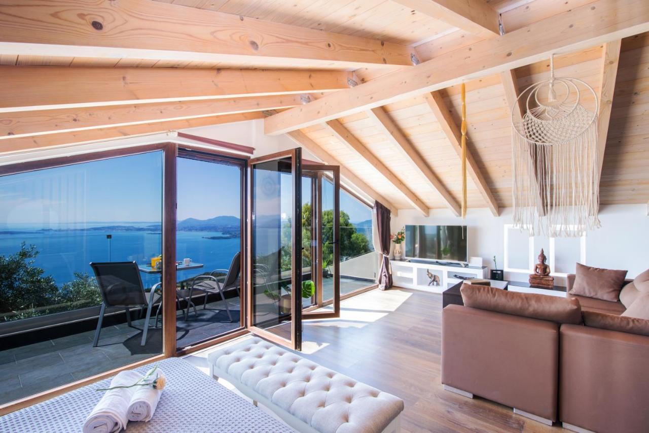 Blue Sky Loft By Corfuescapes Apartment Spartylas Ngoại thất bức ảnh